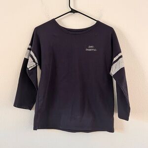 La Ligne Rockets of Awesome Dark Navy Blue Varsity Avec Awesome Top Size XS